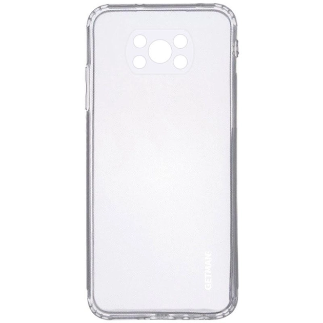 Чохол GETMAN Clear 1,0mm для Xiaomi Poco X3 NFC - Transparent