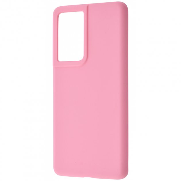 Чохол WAVE Full Silicone Cover Samsung Galaxy S21 Ultra - Світло-рожевий