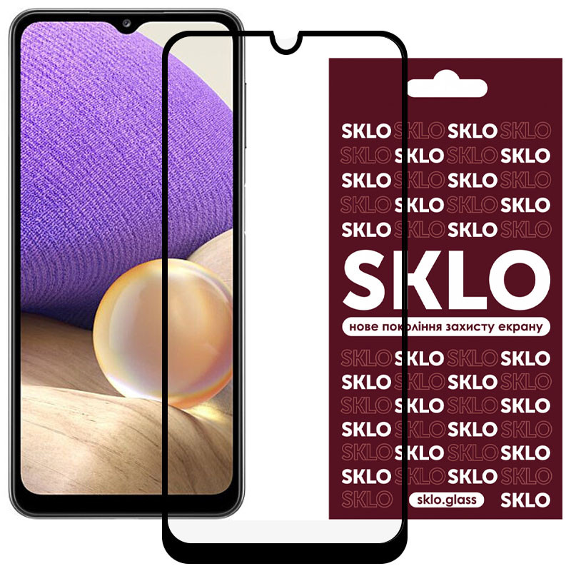 Захисне Скло SKLO 3D Full Glue for Samsung A31 (A315) - Black