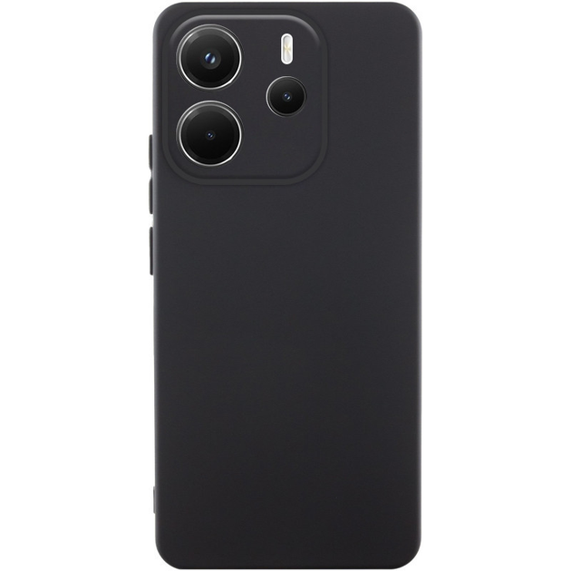 Чохол Silicone Cover Lakshmi Full Camera (AAA) для Xiaomi Redmi Note 14 4G (Europe version) (Чорний)