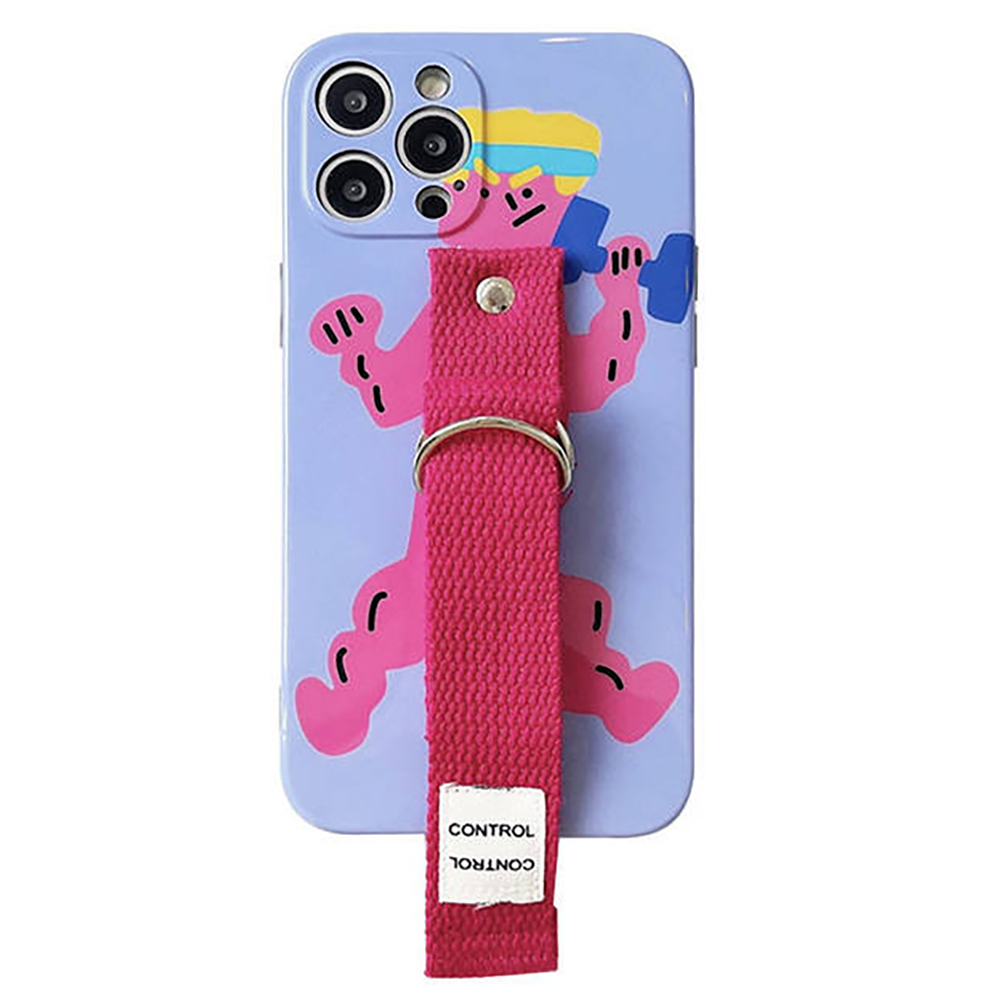 Чохол Funny Holder для iPhone 12 Pro Max (фіолетовий)
