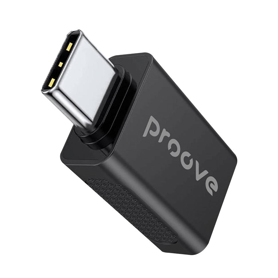 Перехідник OTG Proove Extension Type-C to USB (чорний)