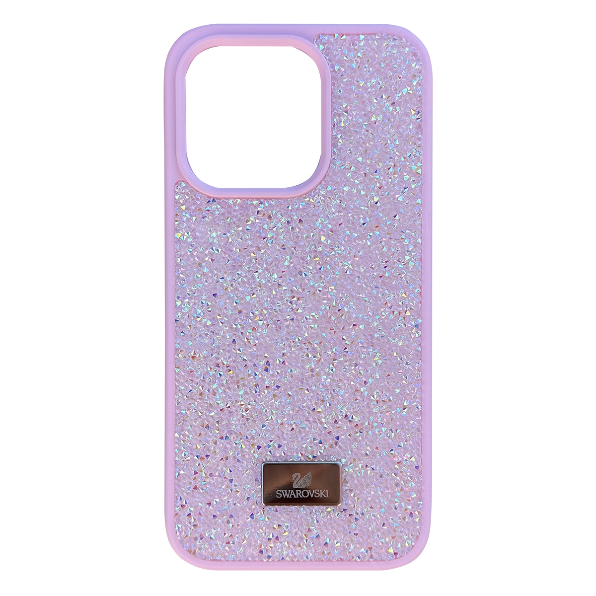 Чохол Swarovski shimmer iPhone 15 Pro (рожевий)