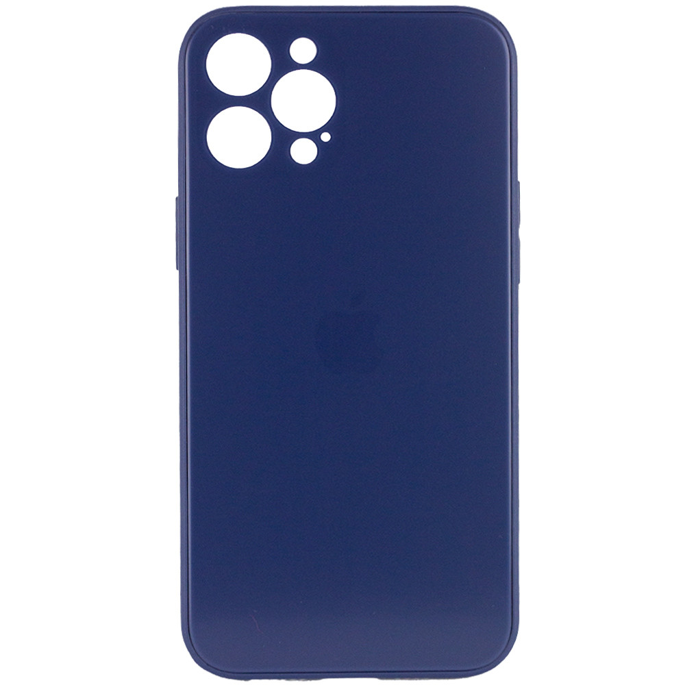 Чохол TPU+Glass Glossy Logo Full Camera Matte для Apple iPhone 12/12 Pro (6.7