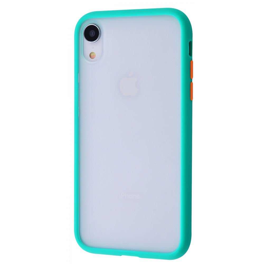 Чохол Shadow Matte Case (PC+TPU) for iPhone Xr - Mint Green