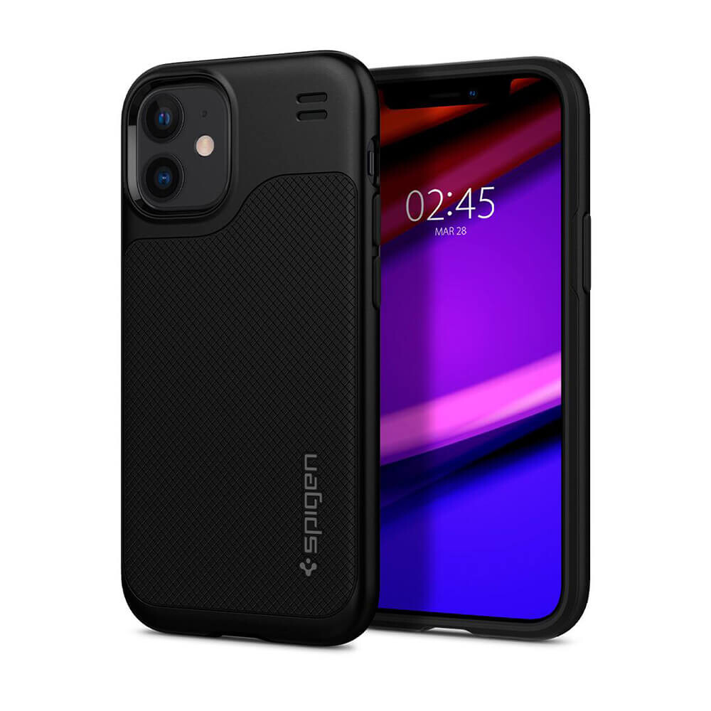 Чохол Spigen для Apple iPhone 12 / 12 Pro Hybrid NX, Matte Black