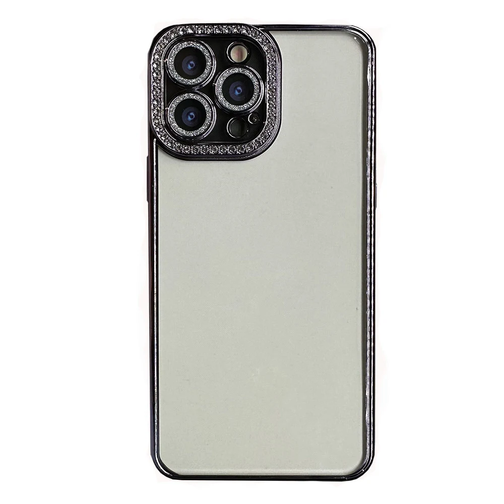 Чохол MaiKai Diamond Camera для iPhone 14 (сірий)