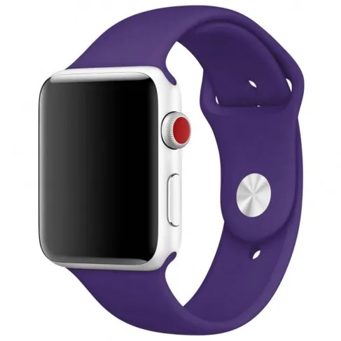 Силіконовий Ремінець для Apple Watch Sport Band 38/40mm (S/M & M/L) - Ultra Violet