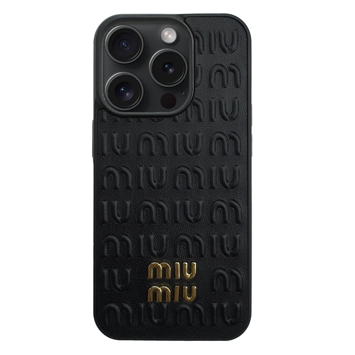 Чохол MIU MIU Case iPhone 15 Pro (Black)
