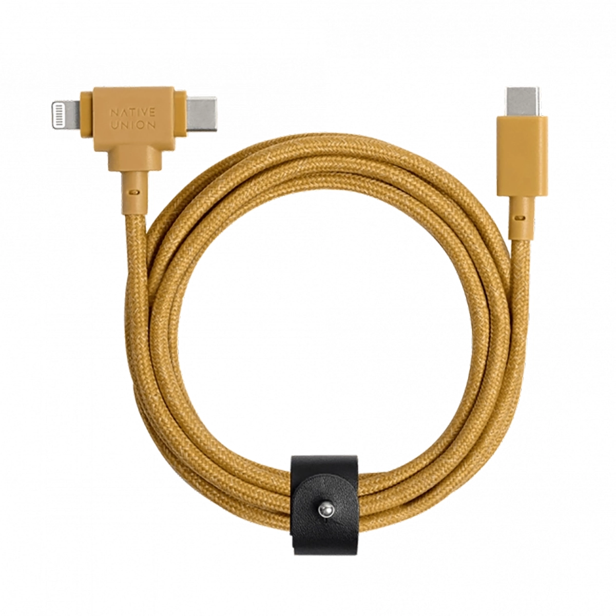 Кабель Native Union Belt Cable Universal USB-C to USB-C/Lightning Kraft (1.5 m) (BELT-CCL-KFT-NP)