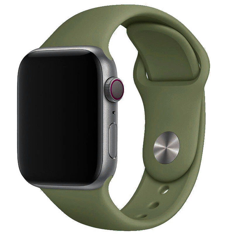 Силіконовий Ремінець для Apple Watch Sport Band 42/44mm (S/M & M/L) - Olive