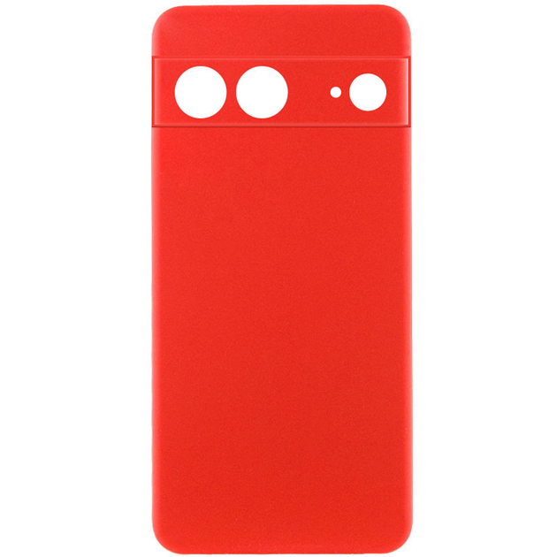 Чохол Silicone Cover Lakshmi Full Camera (AAA) для Google Pixel 8 (Червоний / Red)