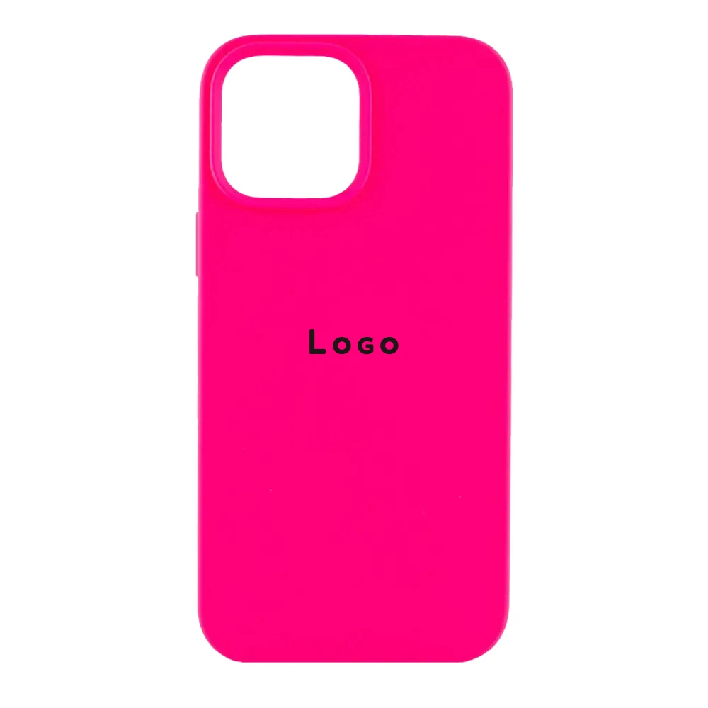 Чохол Silicone Case Full Cover iPhone 13 (bright pink)