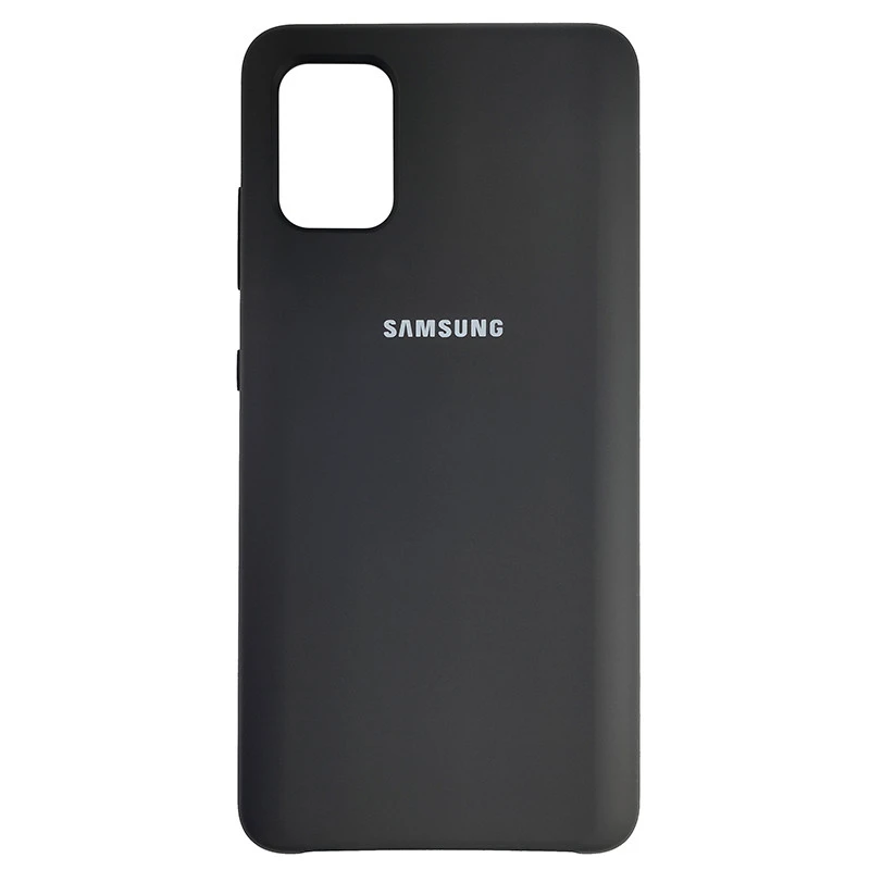 Чохол Silicone Case для Samsung A51 - Black