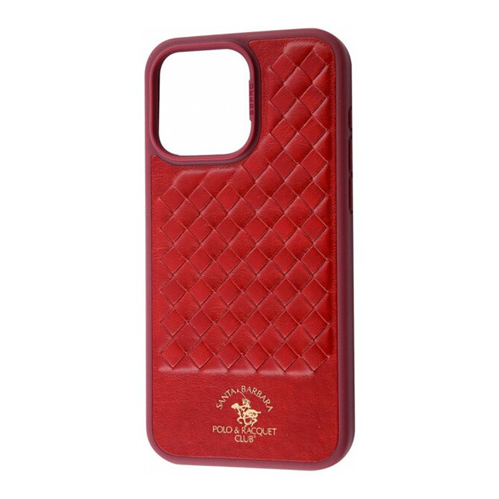 Чохол Polo Ravel Leather Case для iPhone 15 Pro Max Dark Red