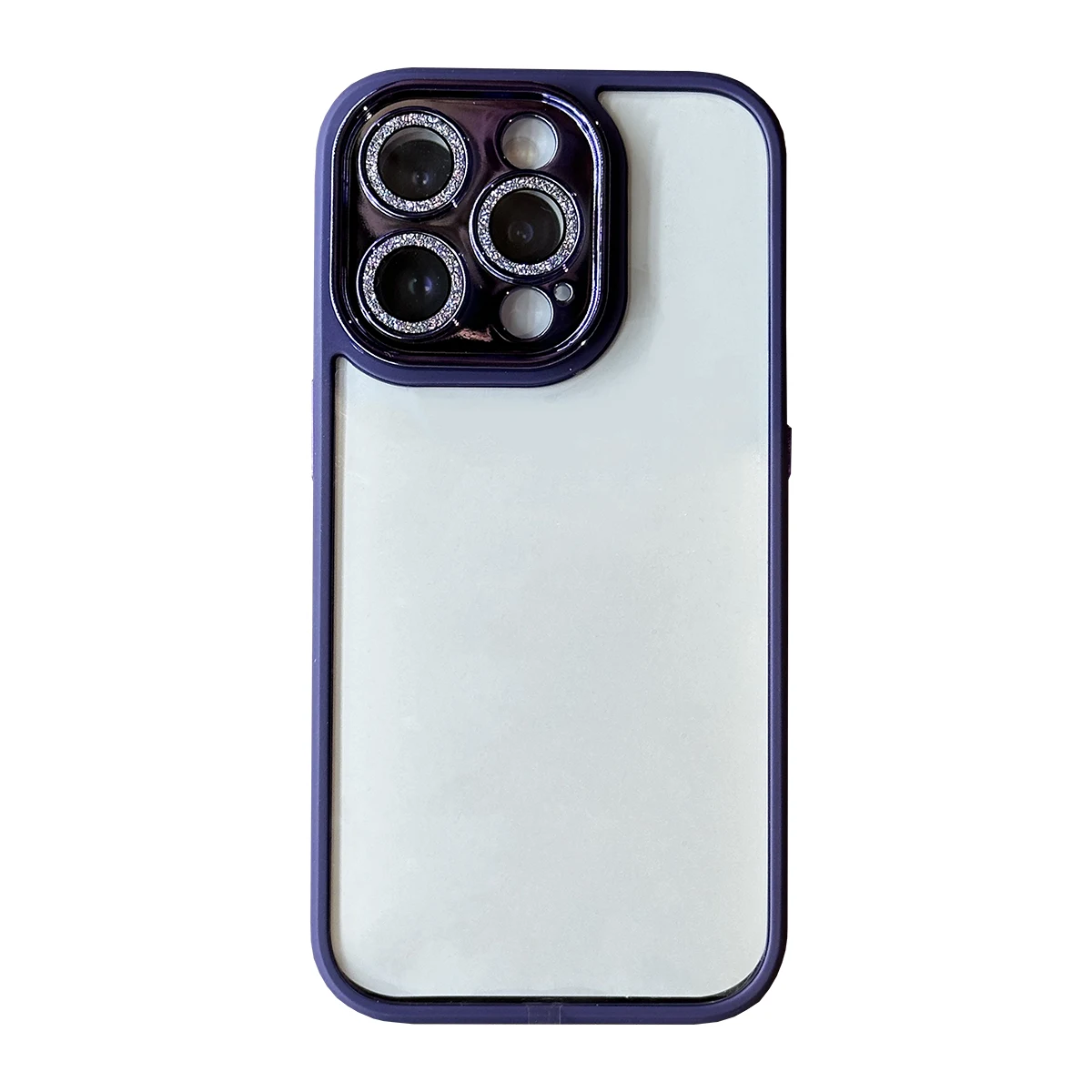Чохол MaiKai Diamond Camera для iPhone 14 (фіолетовий)