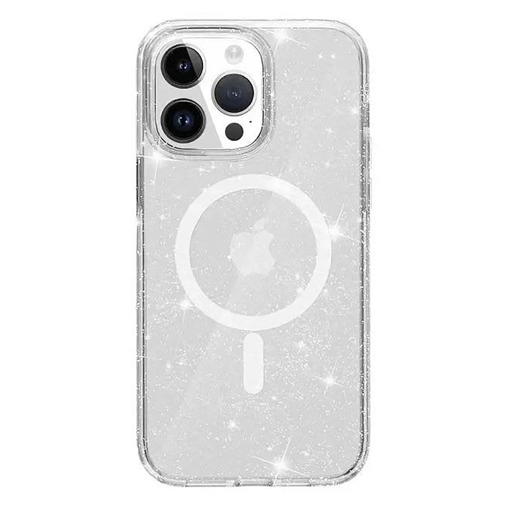 Чохол MaiKai Crystal Series witn Magnetic для iPhone 15 Pro (Crystal Glitter)