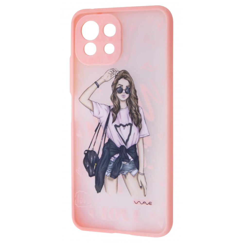 Чохол WAVE Cartoon Case(PC+TPU) for Xiaomi Mi 11 Lite - Black (mood love)