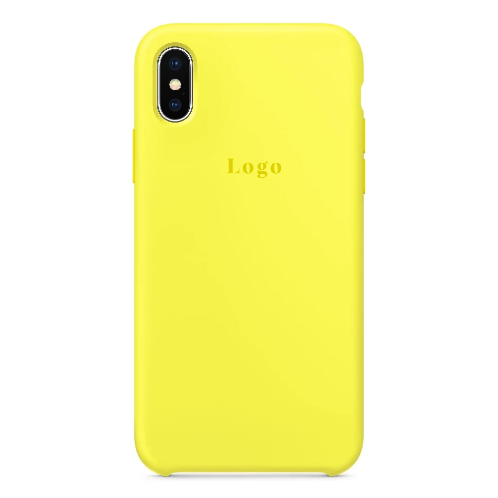 Чохол MaiKai Silicone для iPhone Xs Max - Canary Yellow