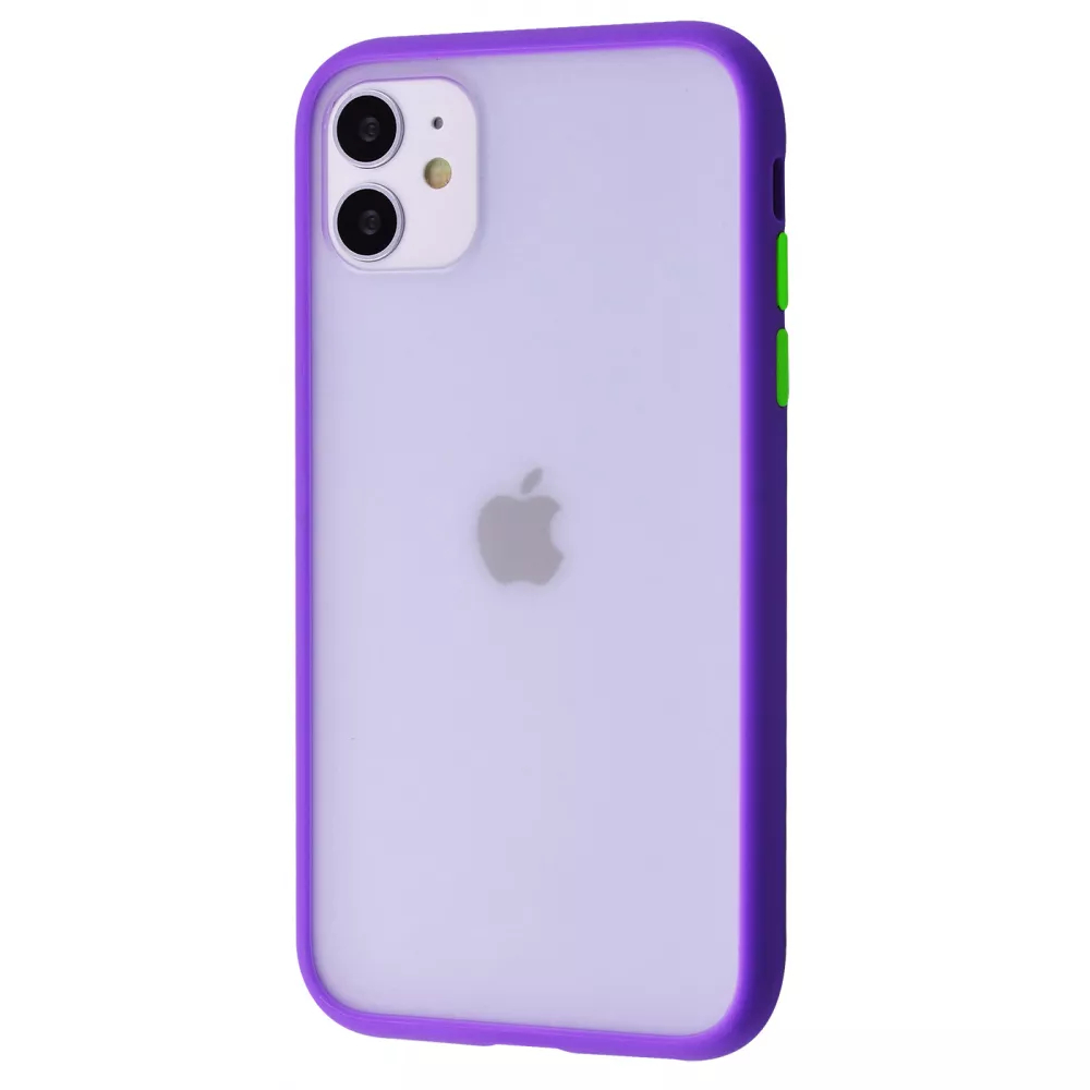 Чохол Shadow Matte Case (PC+TPU) for iPhone 11 - Purple