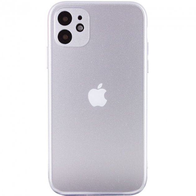 Чохол TPU+Glass GLOSSY Logo Full camera (opp) для iPhone 12 Pro Max - Lavender Gray