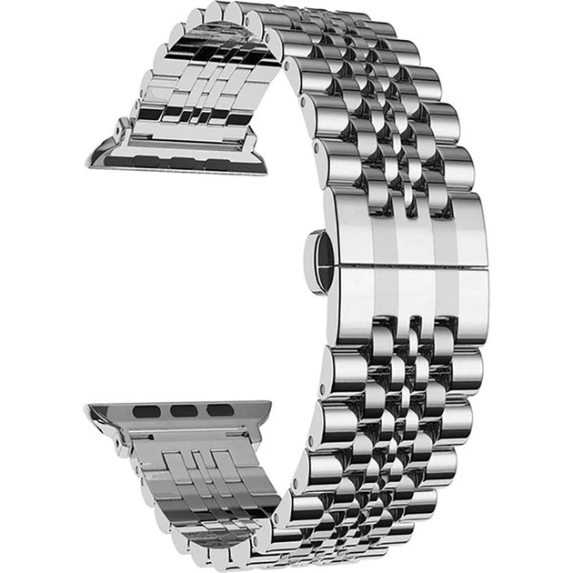 Ремінець Luxury Stainless Steel Link Bracelet для Apple Watch 38/40mm - Silver