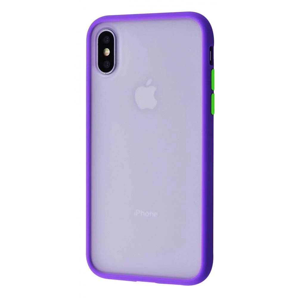 Чохол Shadow Matte Case (PC+TPU) for iPhone X/Xs - Purple