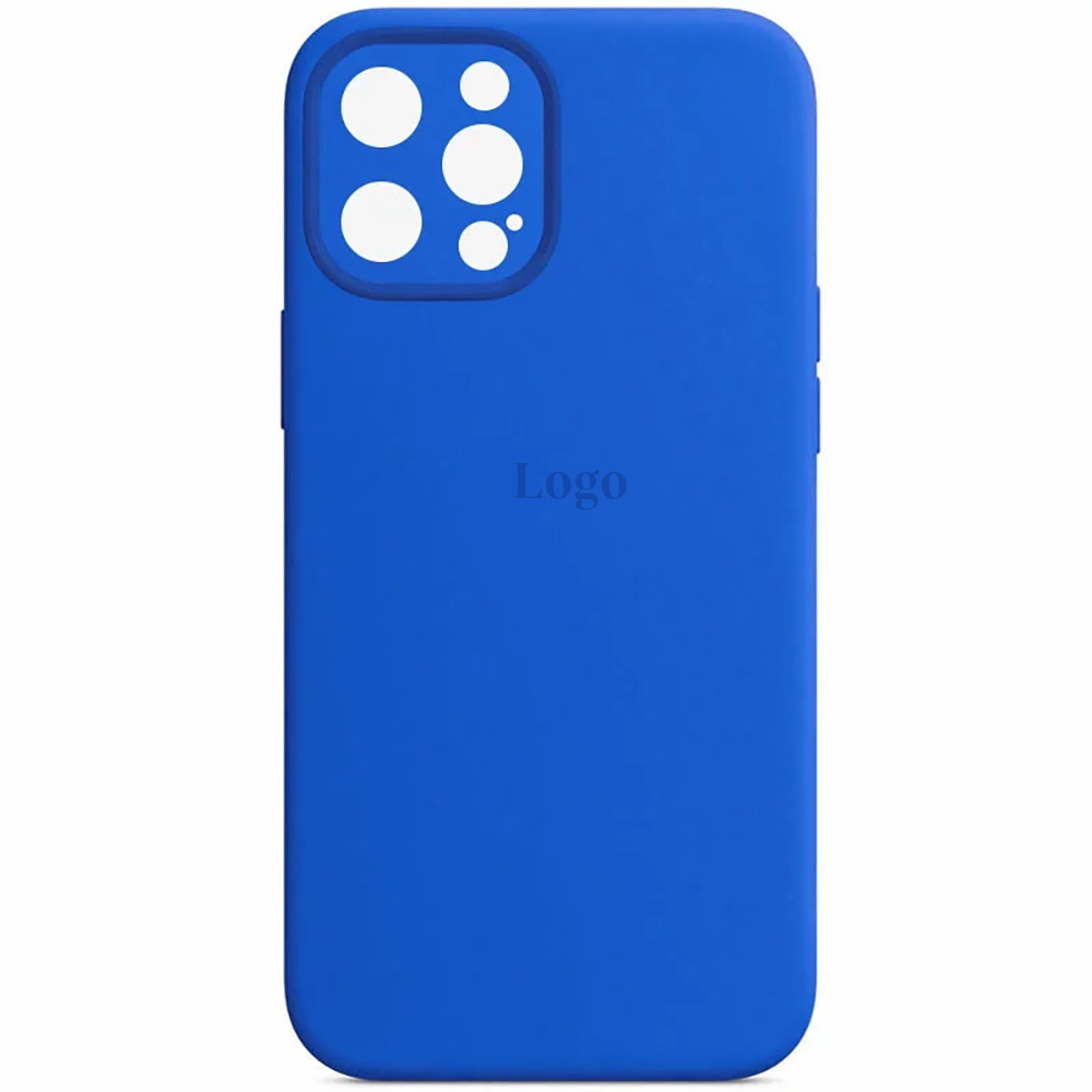 Чохол Silicone Case Full Camera Protective (AA) iPhone 13 Pro Max (Синій/Capri Blue)