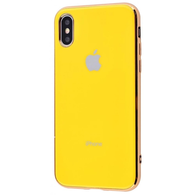 Чохол Silicone iPhone Case (TPU) for iPhone Xs Max (yellow)
