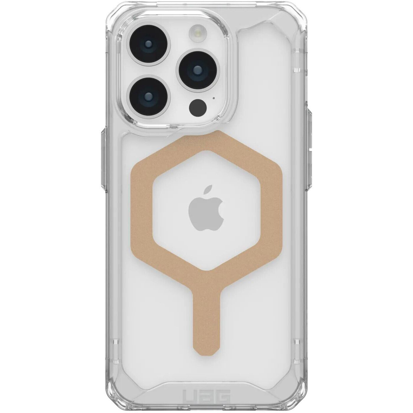 Чохол UAG для iPhone 15 Pro Max, Plyo Magsafe, Ice/Gold