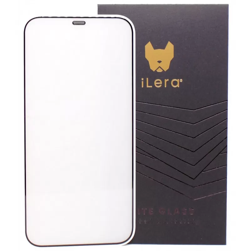 Захисне скло iLera DeLuxe Armor Glass for iPhone 12 Pro Max (чорний)