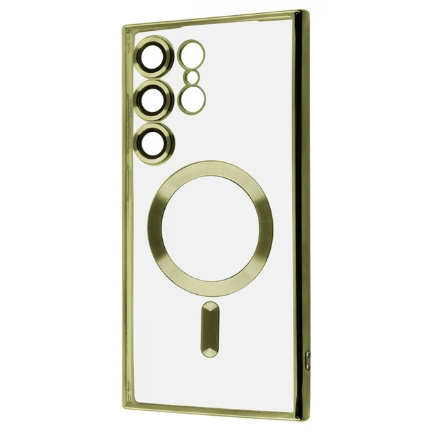 Чохол Metal Matte Case with Magnetic Ring for Samsung S25 Ultra (Gold)