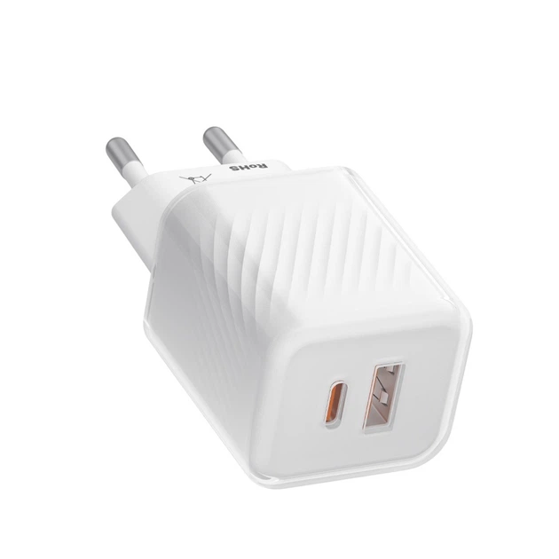 МЗП Blueo GaN 35W Dual Port Fast Charger White