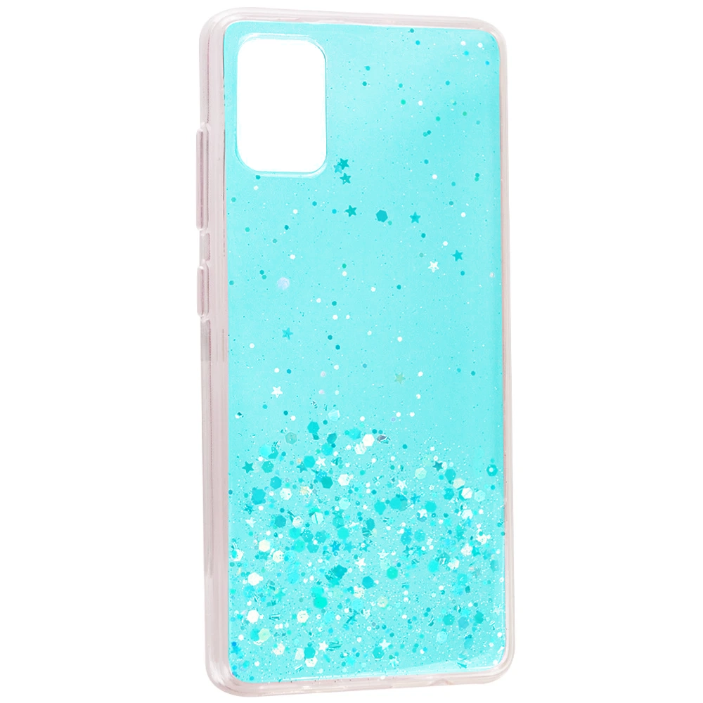 Чохол MaiKai Sparkles Case для Samsung A72 4G (Sea Blue)