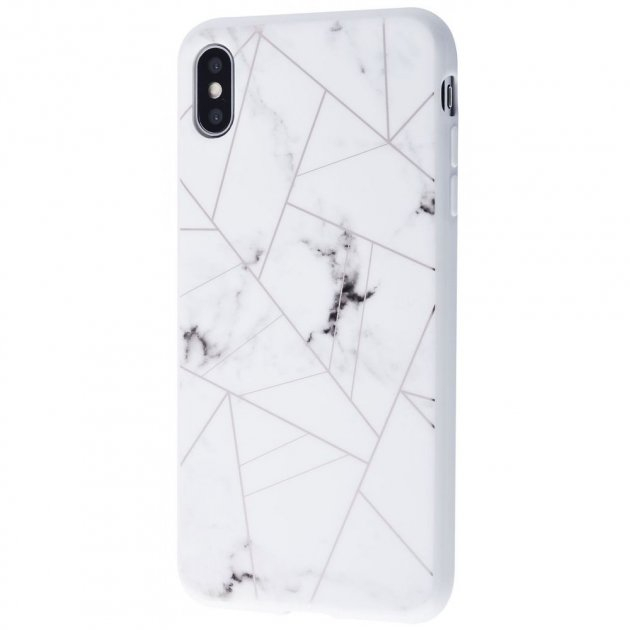 Habitu Avani Marble (TPU) for iPhone Xs Max (white)