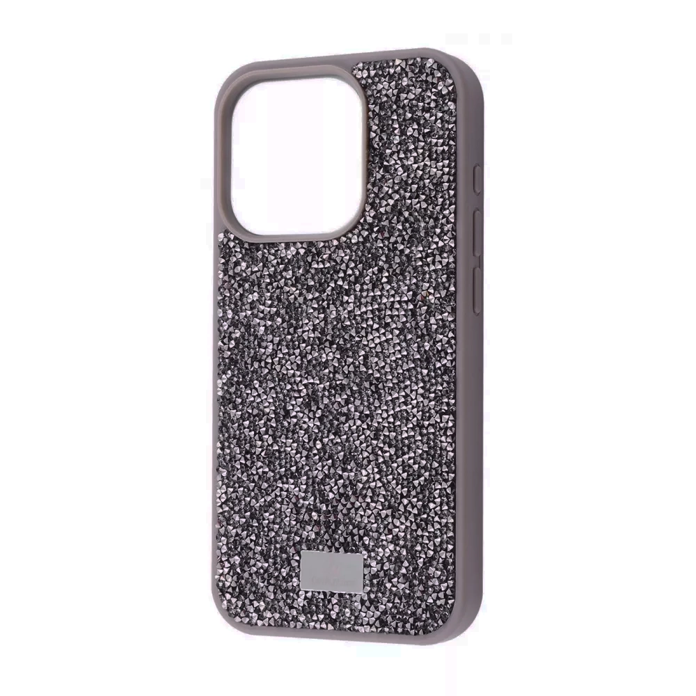 Чохол Bling World Rock Diamond (TPU) iPhone 13 Pro Max (натуральний титан)