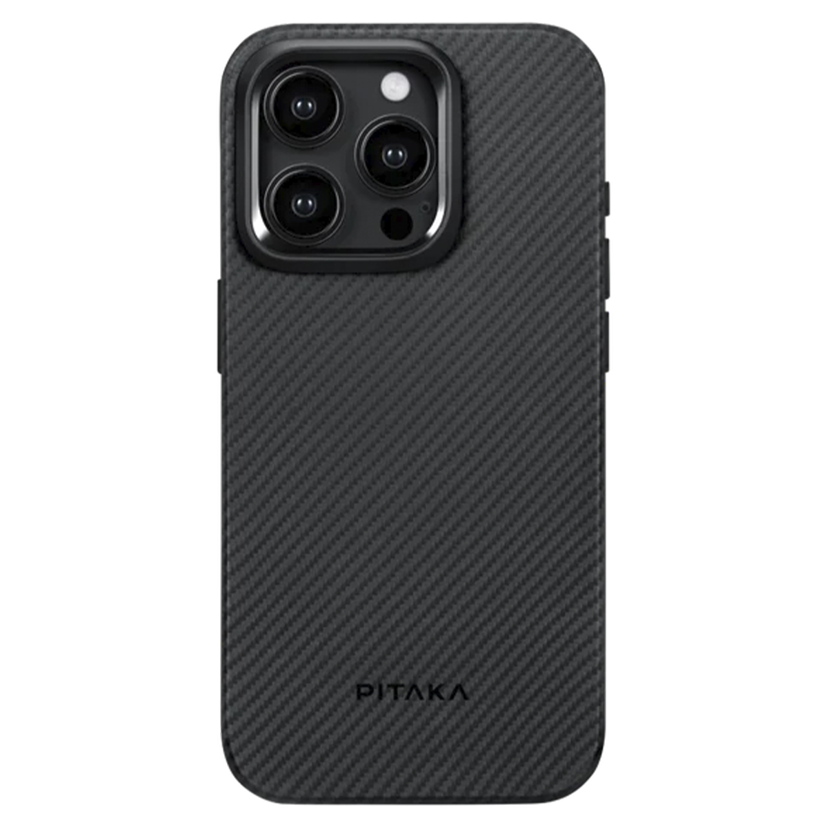 Чохол Pitaka MagEZ Case Pro 4 Twill 600D Black/Grey for iPhone 15 Pro (KI1501PPA)