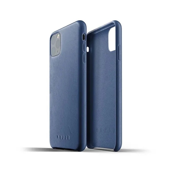 Чохол шкіряний MUJJO для iPhone 11 Pro Max Full Leather, Monaco Blue