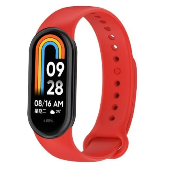 Ремінець Silicone Xiaomi Mi Band 8 (червоний)