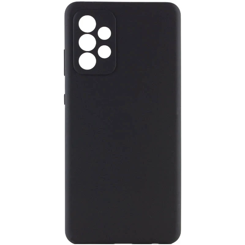 Чохол Silicone Cover Full Camera (AA) для Samsung A52 (Чорний/Black)