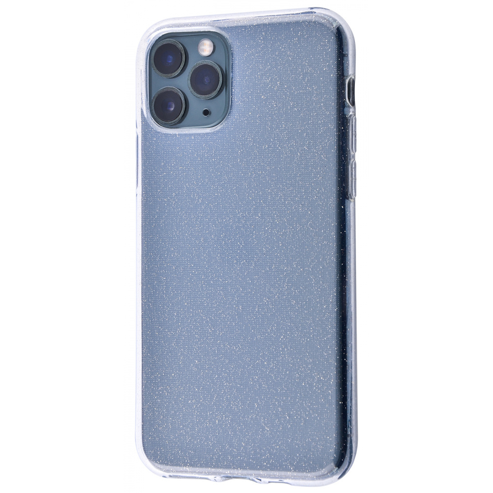 Чохол High quality silicone with sparkles 360 protect iPhone 11 (прозорий)