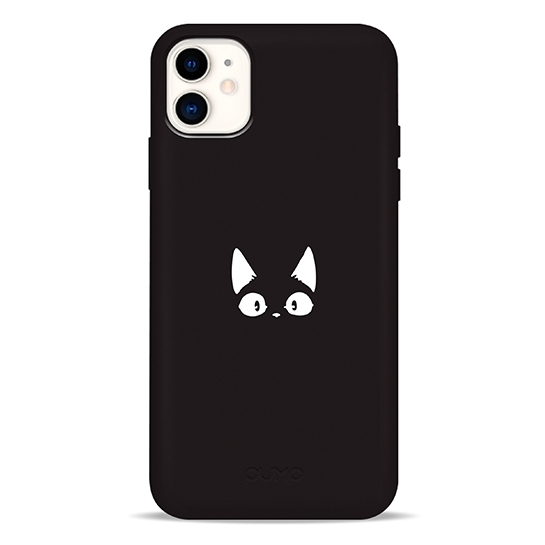 Чохол Pump Silicone Minimalistic Case for iPhone 11 Funny Cat