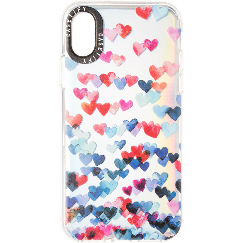 Чохол Holographic Print Case iPhone X/XS Heart