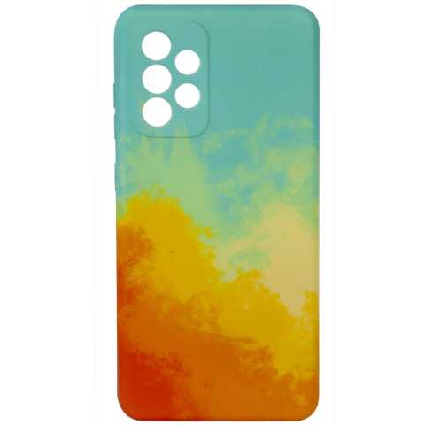 Чохол MiaMi Mix Color for Samsung A525 (A52-2020) - Orange/Blue