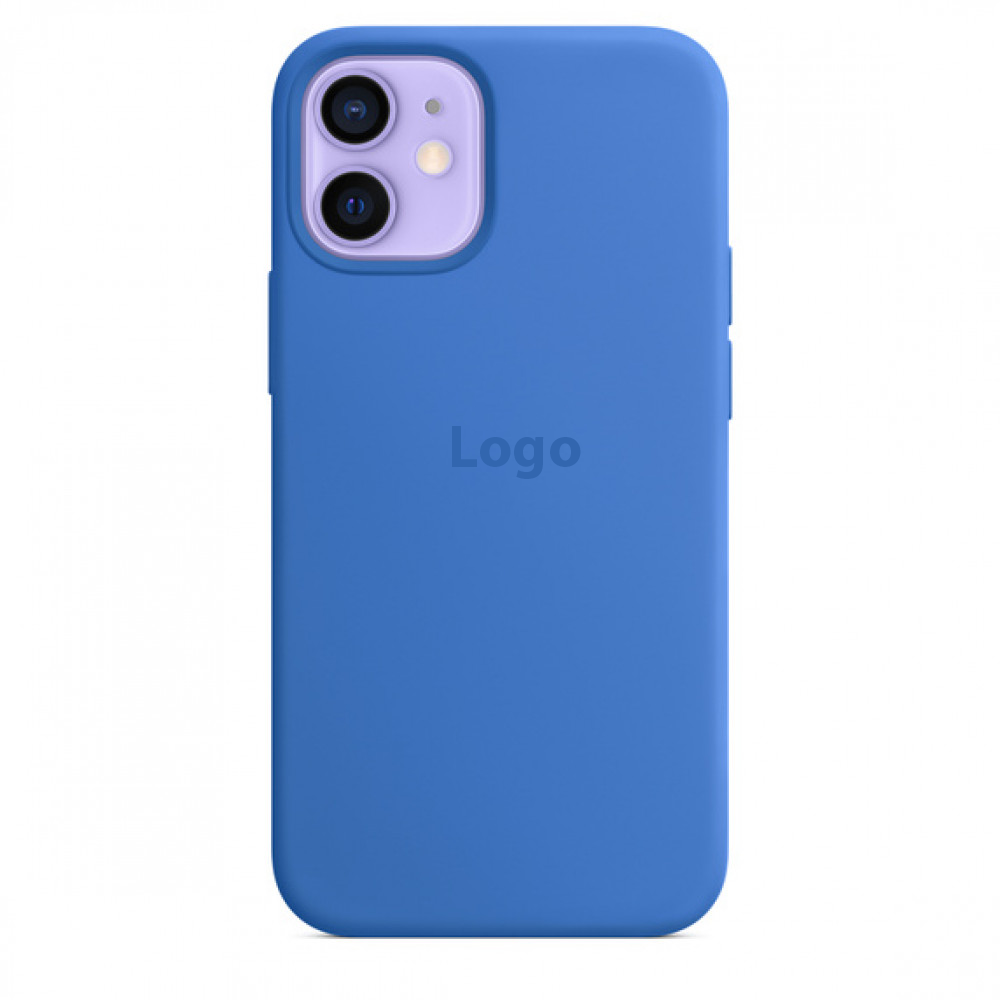 Чохол MaiKai Silicone для iPhone 12 Mini - Ice Ocean Blue