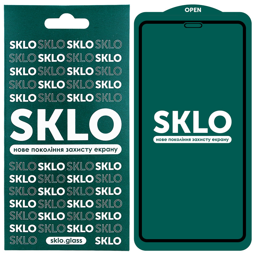 Захисне Скло SKLO 5D Full Glue для iPhone 12/12 Pro