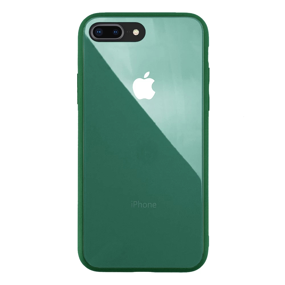 Чохол Glass Matte для iPhone 7 Plus/8 Plus Green