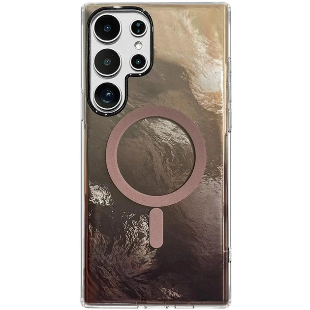 Чохол TPU Shiny Mountain (MagFit) для Samsung Galaxy S26 Ultra (Chocolate)