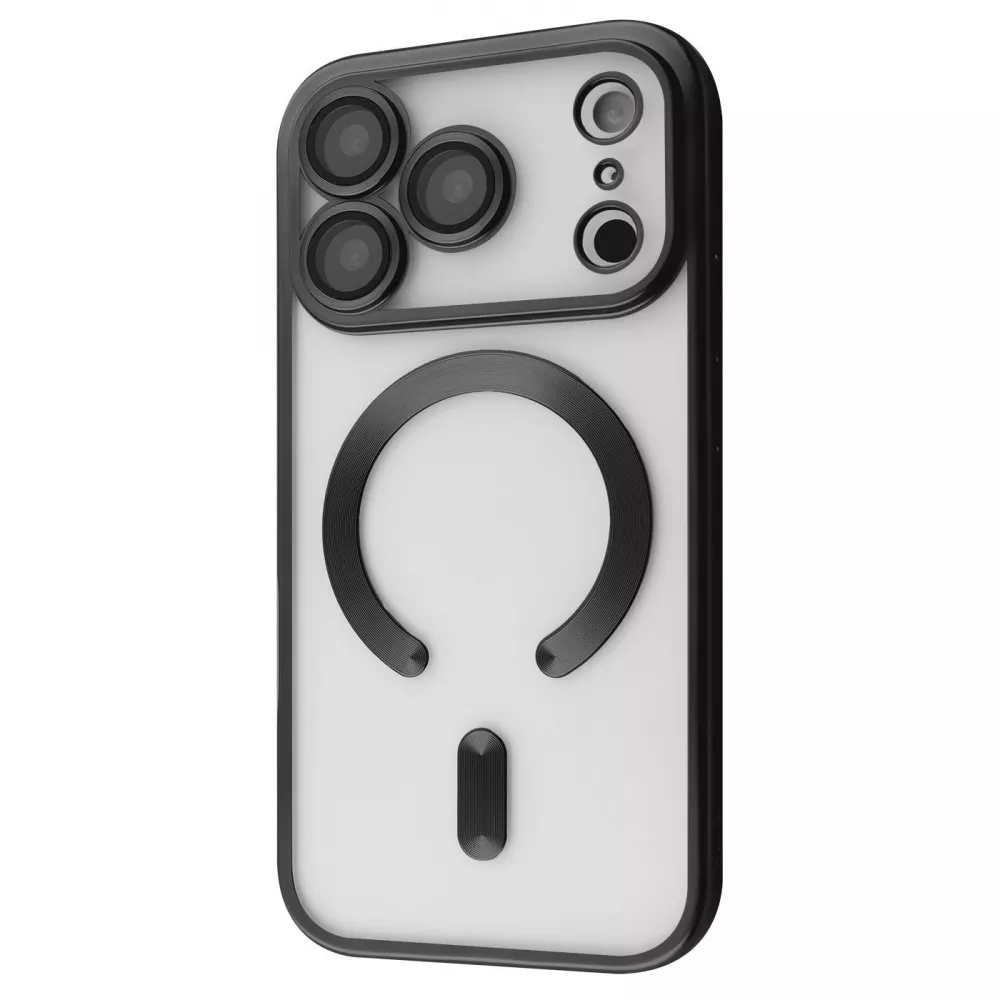 Чохол Metal Matte Case with Magnetic Ring iPhone 17 Pro Max (чорний титан)