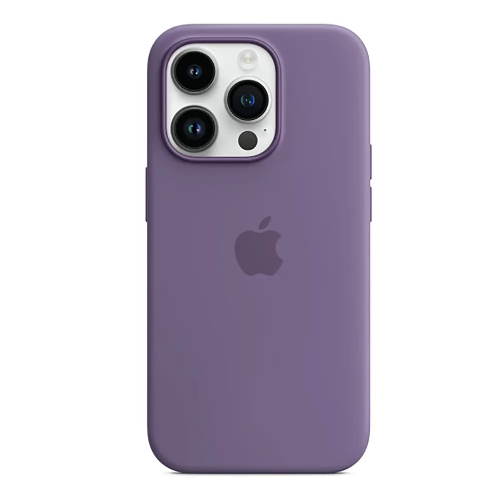 Чохол Silicone Case with MagSafe для iPhone 14 Pro Iris (OEM)